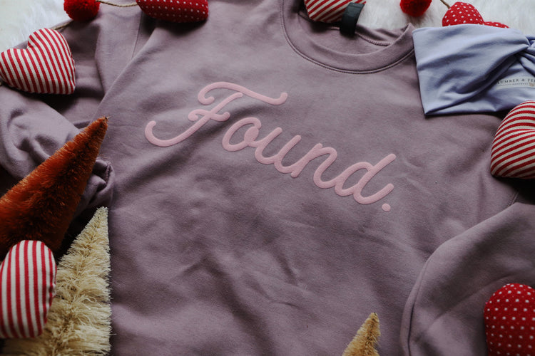 Amazing Grace sweatshirt - lavender