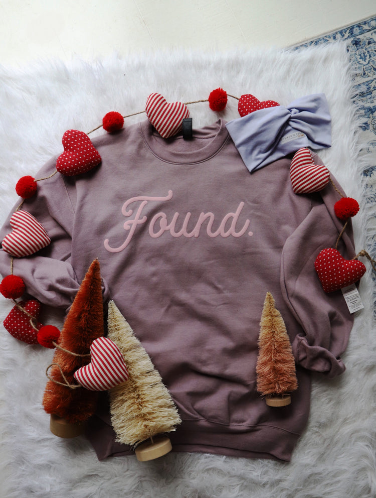 Amazing Grace sweatshirt - lavender