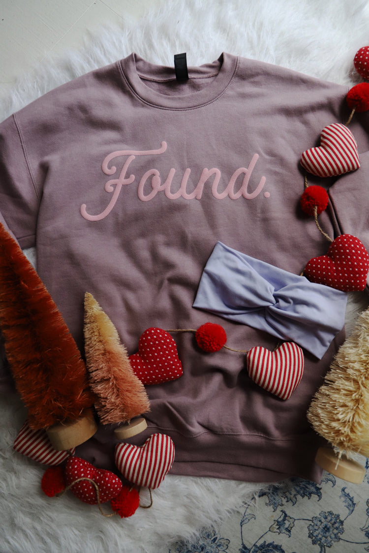 Amazing Grace sweatshirt - lavender