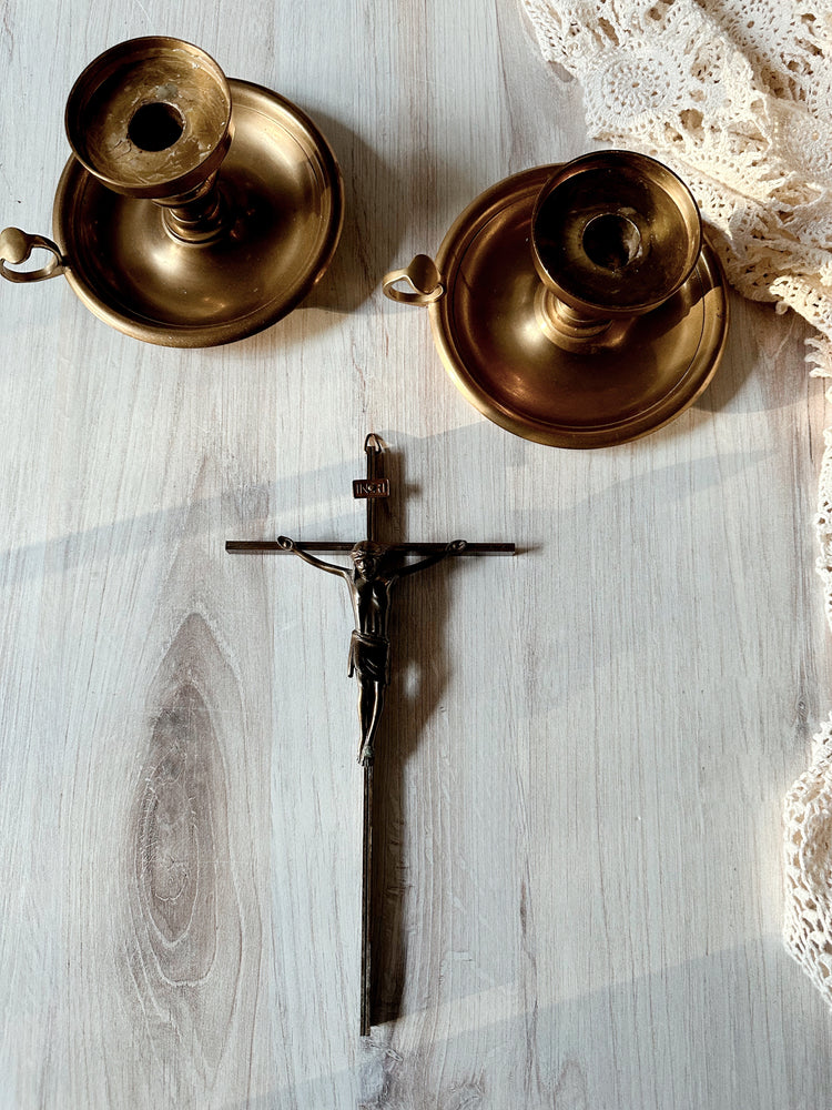Brass Crucifix