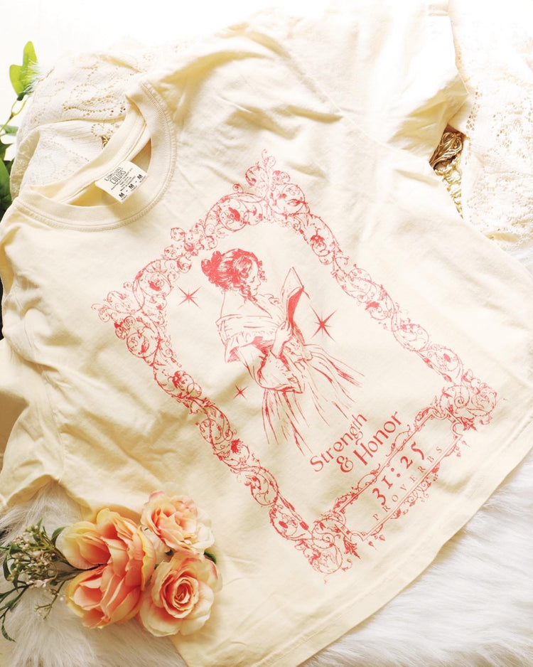 Proverbs 31 Cropped Tee