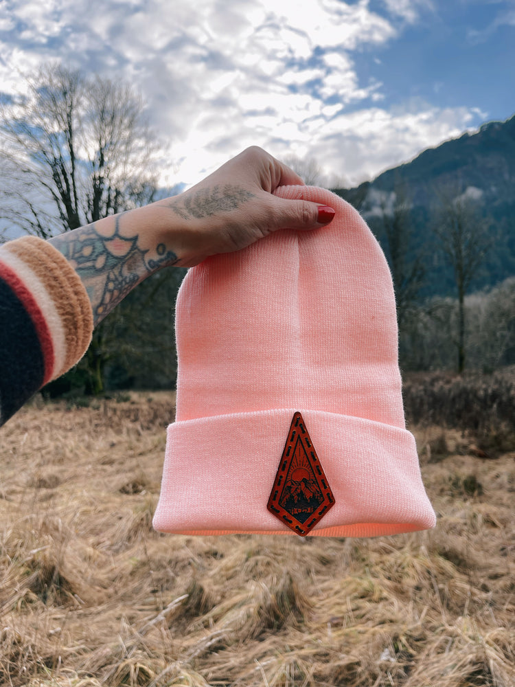 Where the Mountains Meet the Water Beanie