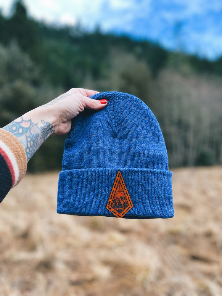 Where the Mountains Meet the Water Beanie