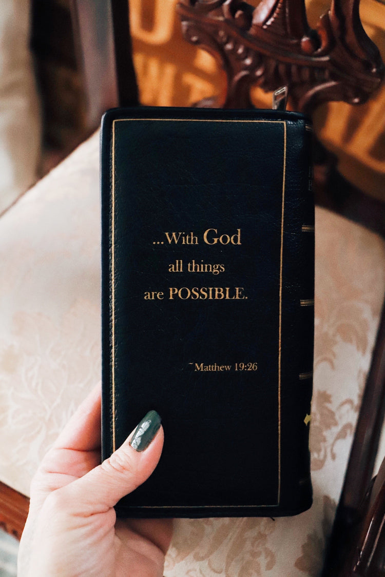 Holy Bible Book Wallet