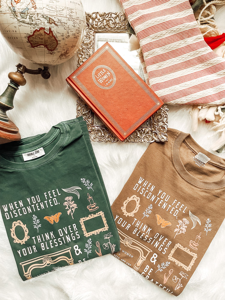 Marmee's Advice Basic Tee Woodland Brown