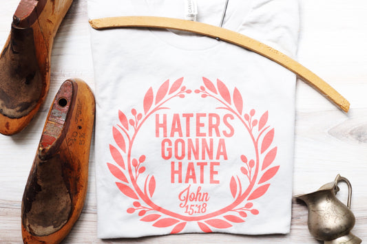 Haters Tee - Silver