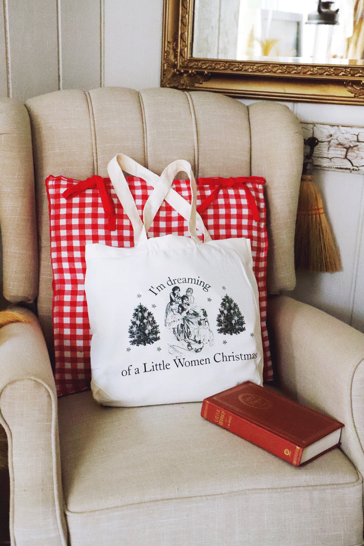 Little Woman Christmas Tote Bag