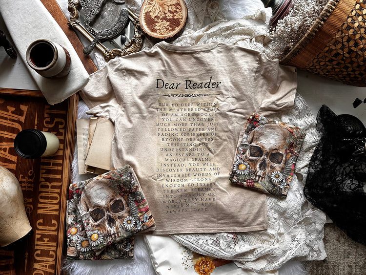 Long Live Old Books baggy tee