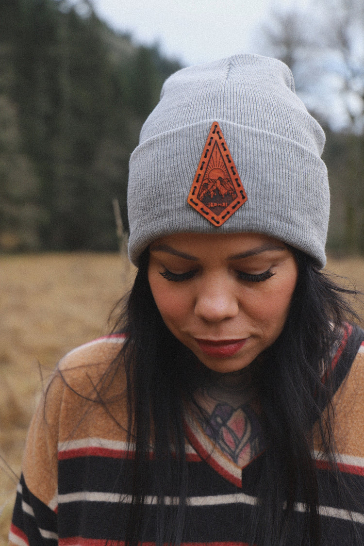 Where the Mountains Meet the Water Beanie