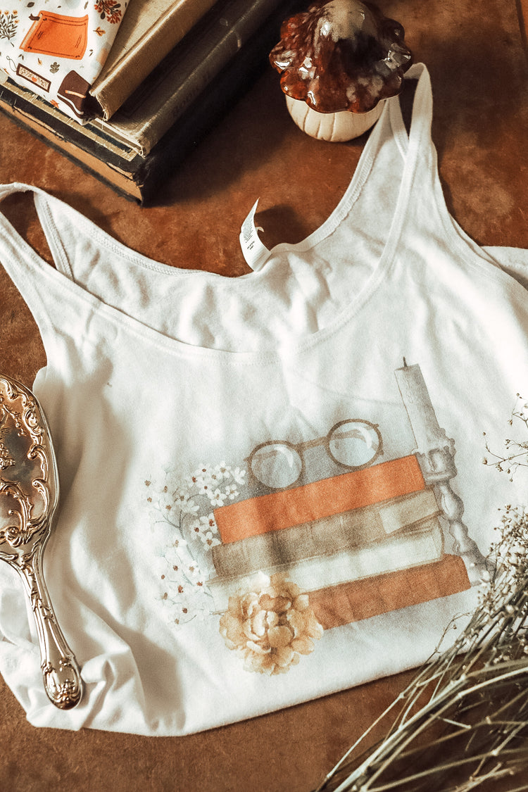 For The Love Of Books Flowy Tank