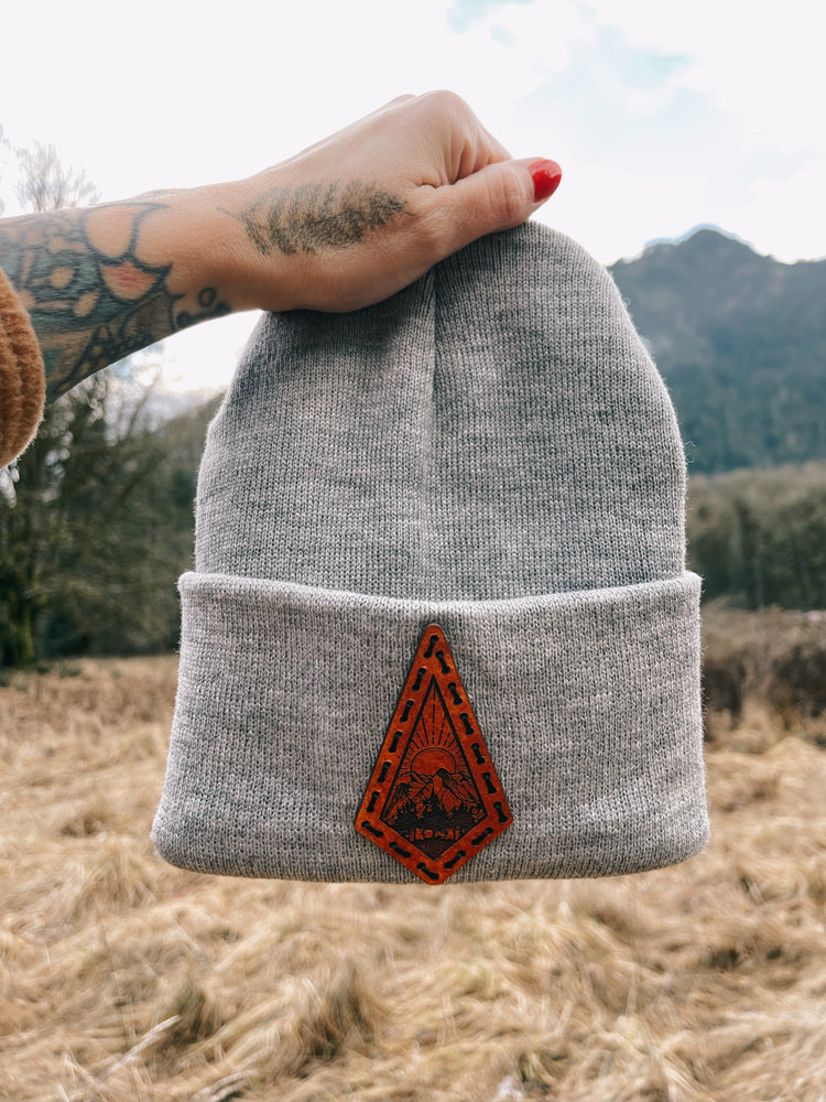 Where the Mountains Meet the Water Beanie