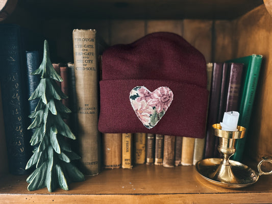 Heathcliff’s Heart Patch Beanie