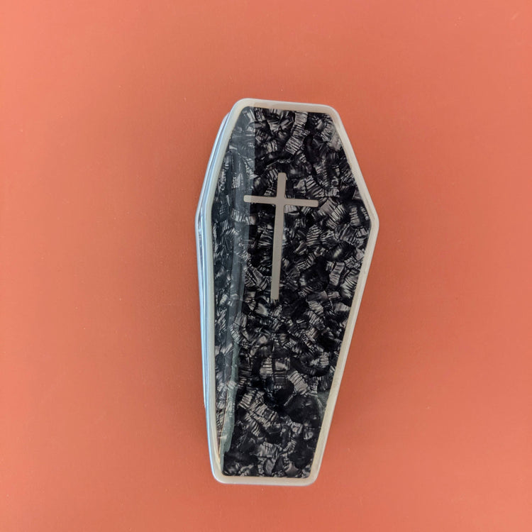 Coffin Gothic Hair Claw