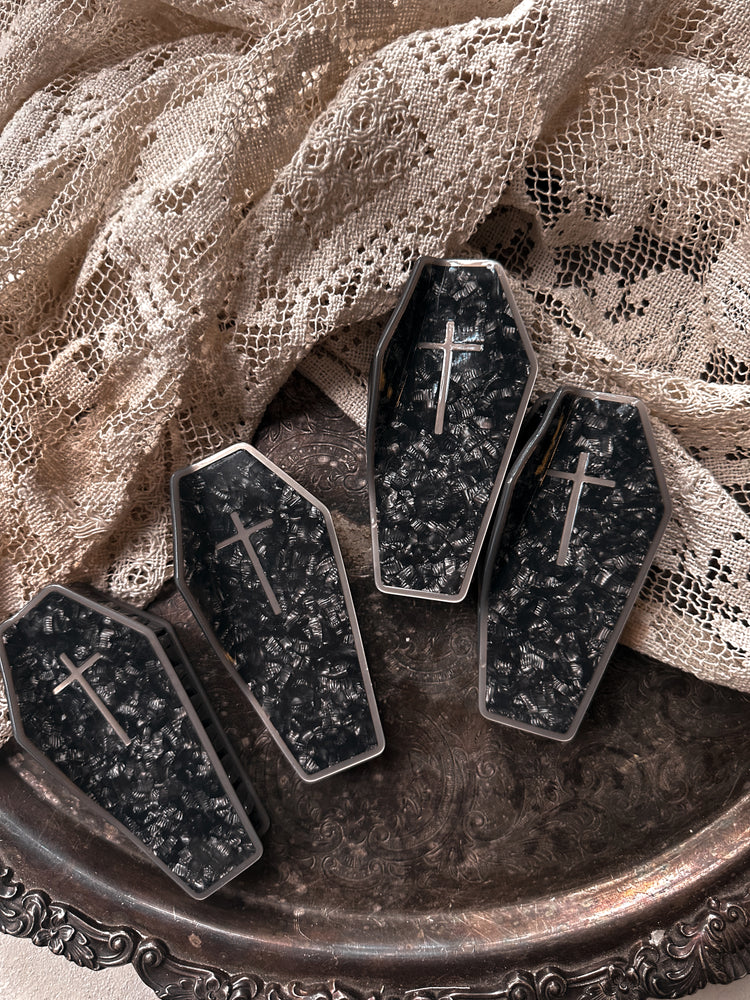 Coffin Gothic Hair Claw