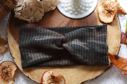 Camo Waffle knit