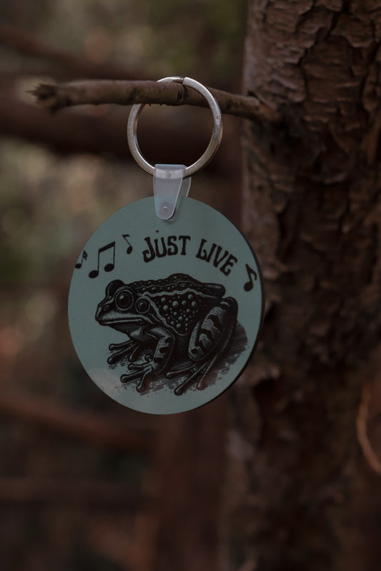 Just Live Keychain
