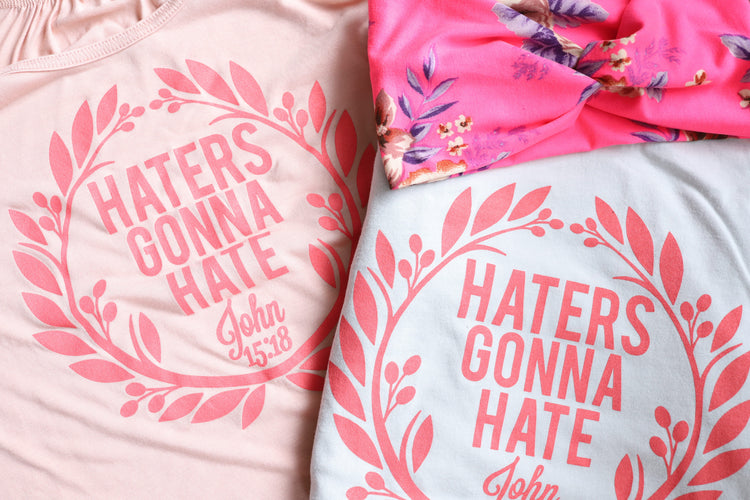 Haters Tee - Silver