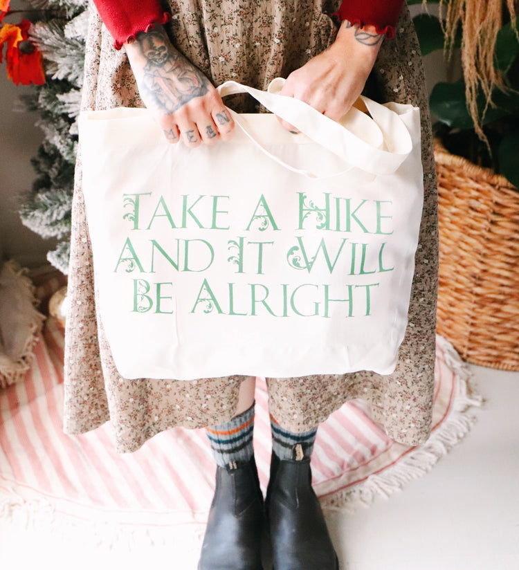 Hiking Therapy Tote bag