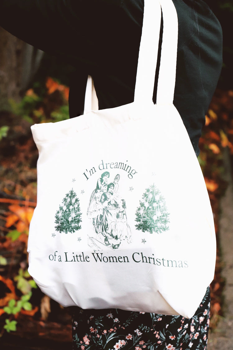 Little Woman Christmas Tote Bag