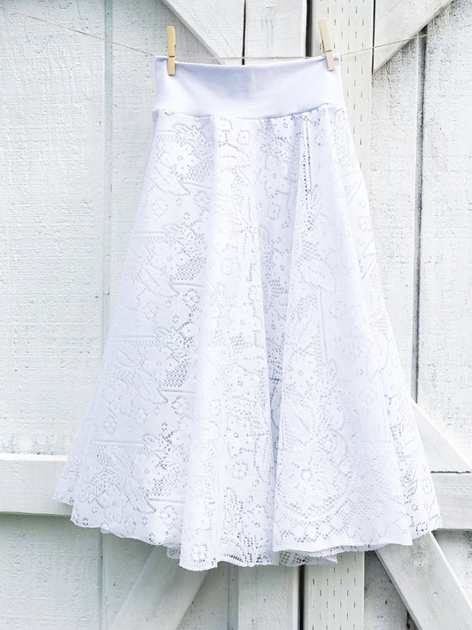 Gypsy Lace Twirly Skirt - Small